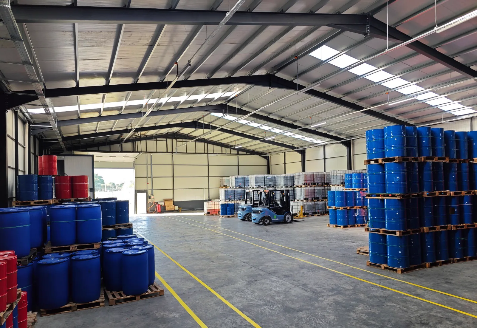 Storage facility interior
